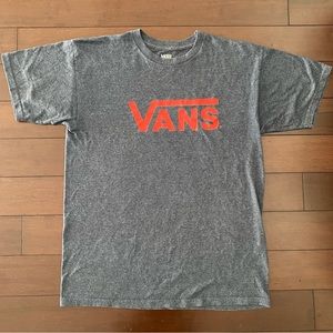 Grey Vans Logo T-Shirt MEDIUM